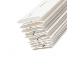 Трубка термоусаживаемая ТУТ нг 35,0/17,5мм, белая, упаковка 10 шт. по 1м REXANT