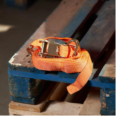 Ремень стяжной для груза, багажный, с крюками и храповым механизмом, 8х0,038м REXANT