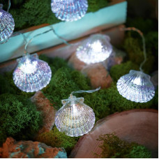 Гирлянда садовая (каскад) Хранитель жемчужины 4м, 6500К, с аккумулятором и выносной солнечной панелью LAMPER