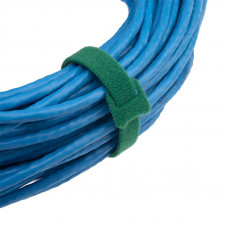 Хомут–липучка многоразовый 320х14мм, зеленый (12 шт/уп) REXANT