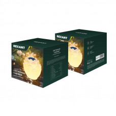 Светильник садовый Лотос, 3000К, 15см, встроенный аккумулятор, солнечная панель, коллекция Пекин REXANT