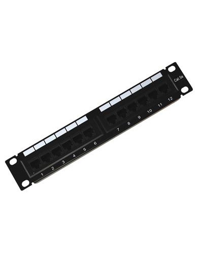 Панель коммутационная 10', 1U, 12 портов UTP, RJ-45, CAT 5e REXANT