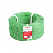 Провод ПГВА 1х1,00мм², Cu, зеленый, бухта 200м REXANT