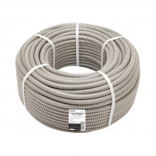 Труба гофрированная из ПВХ, с зондом, Ø16мм (бухта 100 м/уп) REXANT