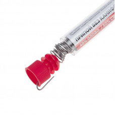 Припой без канифоли ПОС-40, 10г, Ø1мм, (олово 40%, свинец 60%), колба REXANT