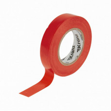 Изолента ПВХ 0,13х15мм, 25м, красная KRANZ