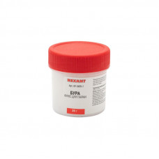Флюс для пайки, БУРА, 20г, банка, блистер REXANT