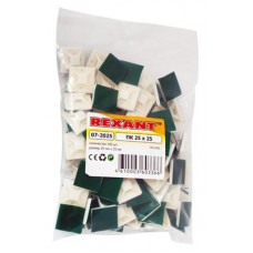 Площадка самоклеящаяся 25х25 мм, белая (100 шт/уп) REXANT