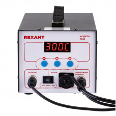 Паяльная станция (паяльник + демонт. паяльник), модель R048, цифровая, 200-480°C, LED дисплей REXANT