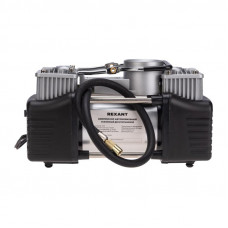 Компрессор автомобильный усиленный двухпоршневой в кейсе с набором инструментов (60л/мин, 10 АТМ) REXANT