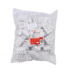 Клемма пружинная соединительная КСП 4-полюсная (50 шт./уп.) REXANT