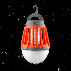 Антимоскитный инсектицидный кемпинговый фонарь трехрежимный, UV-подсветка, с аккумулятором, USB REXANT