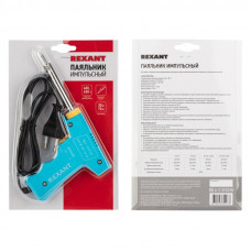 Паяльник-пистолет двухрежимный, серия МАСТЕР, 30/70Вт, 230В, блистер REXANT