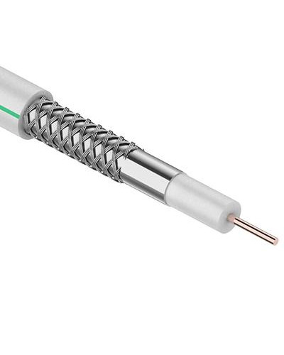 Кабель коаксиальный SAT 703 B, Cu/Al/CuSn, 75%, 75Ом, 250м, INDOOR, белый CAVEL