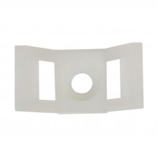 Площадка для крепления стяжки 29x15х5 мм, белая (100 шт/уп) REXANT