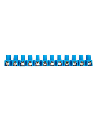 Клеммная винтовая колодка KВ-35 10-35, ток 80 A, полипропилен синий REXANT (10 шт./уп.)