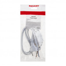 Шнур сетевой с диммером, 2х0,75 мм² 2м белый REXANT