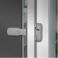 Замок-блокиратор для холодильника Premium, серый (1 шт/уп) HALSA