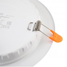 Панель светодиодная встраиваемая круглая 18Вт 230В 6500К 1440Лм 185мм белая IP20 LAMPER