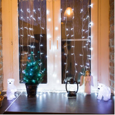 Акриловая светодиодная фигура Медвежонок 24х11х18 см, 4,5 В, 3 батарейки AA (не входят в комплект), 16 светодиодов NEON-NIGHT