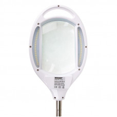 Лупа напольная 3D с подсветкой 42 SMD LED, 174х108мм, белая REXANT