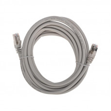 Патч-корд S/FTP, CAT 6A (10G), RJ45-RJ45, 28AWG, LSZH, серый, 5м REXANT