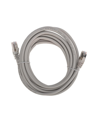 Патч-корд S/FTP, CAT 6A (10G), RJ45-RJ45, 28AWG, LSZH, серый, 5м REXANT