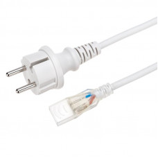 Установочный набор для двухстороннего Гибкого неона 8х16мм (блок питания каучук с диодным мостом и вилкой, заглушка, переходная муфта, игла) 1,5м NEON-NIGHT