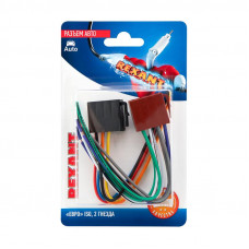 Разъем для автомагнитолы 'Евро' ISO, 2 гнезда, 1шт. REXANT