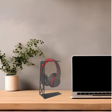 Подставка для наушников настольная, черная REXANT