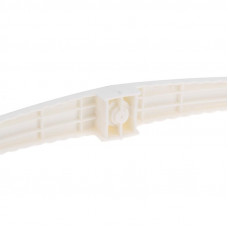 Держатель кабеля для прямого монтажа двухсторонний белый, 240мм (20шт/уп) REXANT