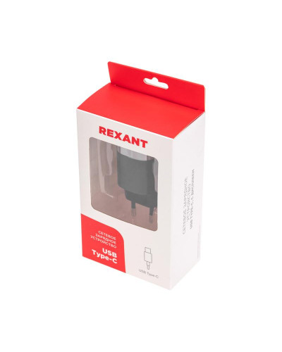 Сетевое зарядное устройство USB QC (30W) + Type C PD (33W), с дисплеем REXANT