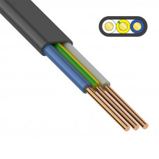 Кабель силовой медный ВВГ-Пнг(А) 3x2,5 мм² 100 м, ГОСТ 31996-2012, ТУ 16-705.499-2010