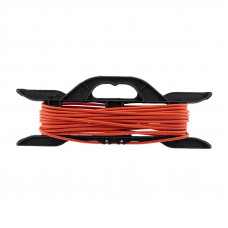 Удлинитель-шнур на рамке ПВС 2х0,75, 10м, б/з, 6А, 1300Вт, IP20, оранжевый (Сделано в России) PROconnect