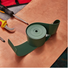 Термоусаживаемая лента с клеевым слоем 50х0,8 мм, зеленая, ролик 5м, ТЛ-0,8 REXANT