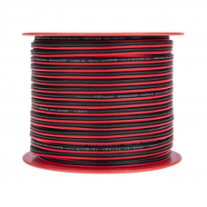 Кабель акустический 2х1,00мм², красно-черный, 100м REXANT