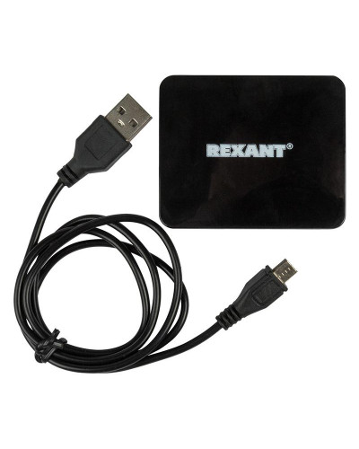 Делитель гнездо HDMI на 2 гнезда HDMI, пластик REXANT