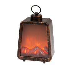 Светодиодный камин Лофт USB с эффектом живого огня 17х10х24.5 см NEON-NIGHT