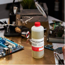 Флюс для пайки, КИСЛОТА ОРТОФОСФОРНАЯ 75%, 500мл, флакон REXANT