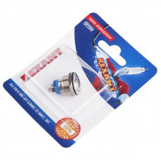 Кнопка антивандальная Ø16 Б/Фикс (2c винт) OFF-(ON) сфера (A16-A2) REXANT (в упак. 1шт.)