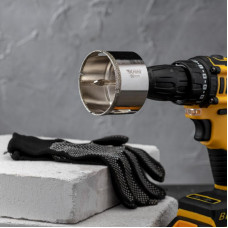 Коронка алмазная 65мм по керамограниту с центровочным сверлом KRANZ