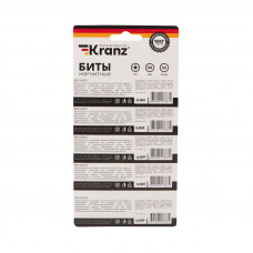 Бита PZ 1x50 мм для шуруповерта сталь S2 5 шт. (лента) Kranz