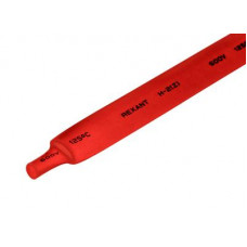 Трубка термоусаживаемая ТУТ нг 9,0/4,5мм, красная, упаковка 50 шт. по 1м REXANT