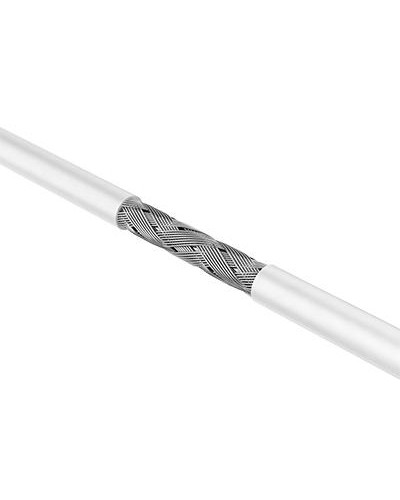 Кабель USB-A – Lightning для Apple, 2,4А, 1м, ПВХ, белый, оригинал (чип MFI) REXANT