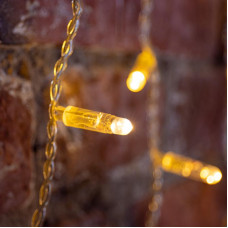 Гирлянда светодиодная Занавес 2х1,5м 300 LED ТЕПЛЫЙ БЕЛЫЙ прозрачный ПВХ IP65 эффект мерцания 230В нужен блок 303-500-1 NEON-NIGHT