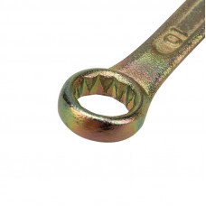 Ключ комбинированный 10мм, желтый цинк REXANT