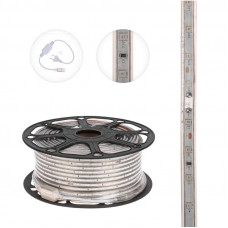 Лента светодиодная 220В, SMD2835, 4,8Вт/м, 60 LED/м, Зеленый, 10х7мм,с кабелем питания, IP67 NEON-NIGHT