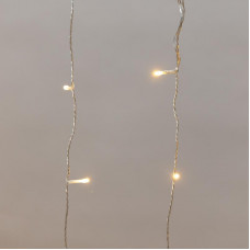 Гирлянда Дождь светодиодный 2х1,5м, эффект мерцания, прозрачный провод, IP44, 230В, диоды ТЕПЛЫЕ БЕЛЫЕ, 150LED NEON-NIGHT