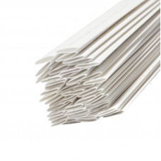 Трубка термоусаживаемая ТУТ нг 13,0/6,5мм, белая, упаковка 50 шт. по 1м REXANT