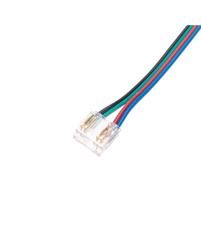 Коннектор с джеком для подключения к контроллеру светодиодной ленты RGB COB 10мм REXANT
